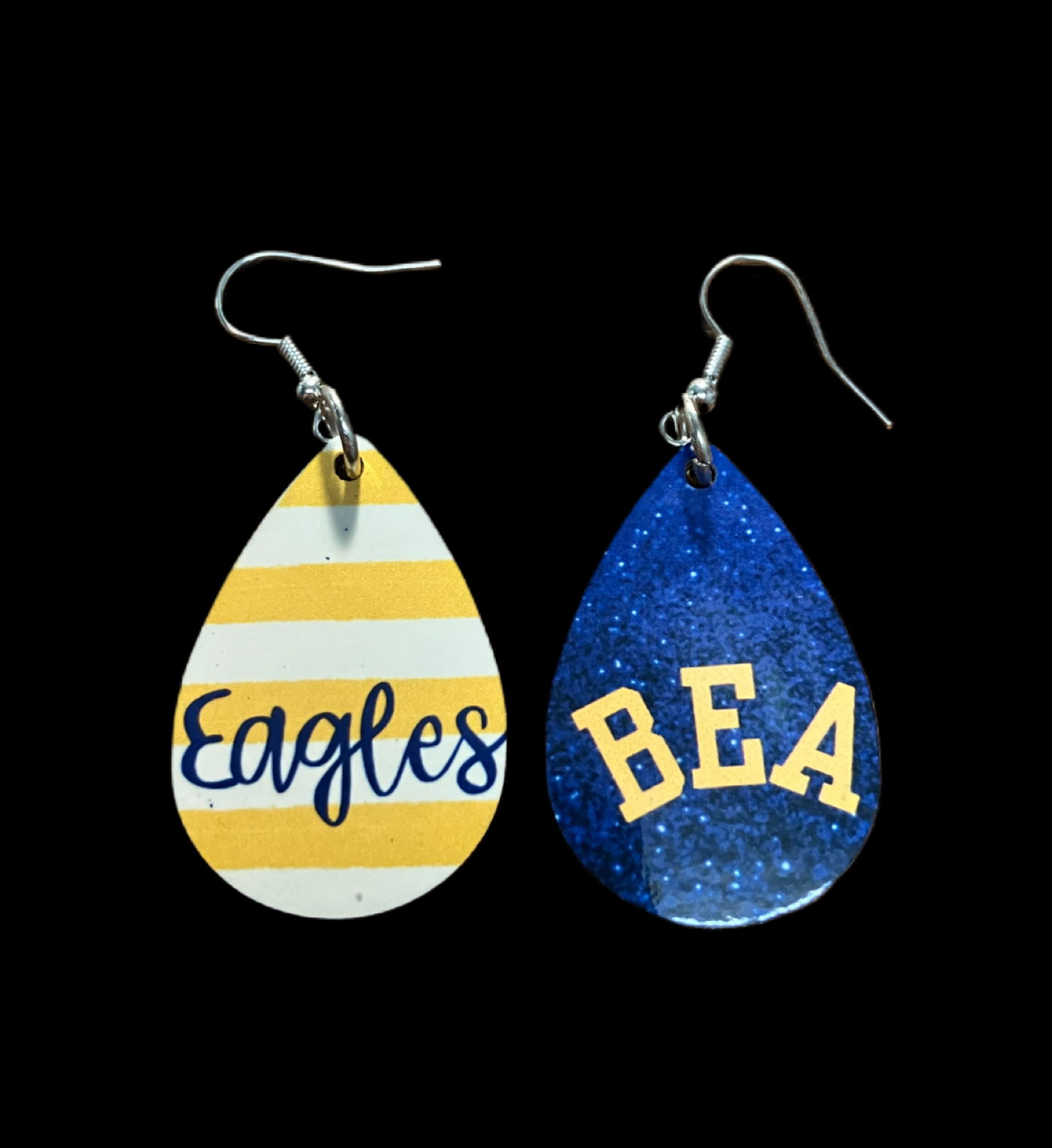 "BEA Eagles" Teardrop Earrings