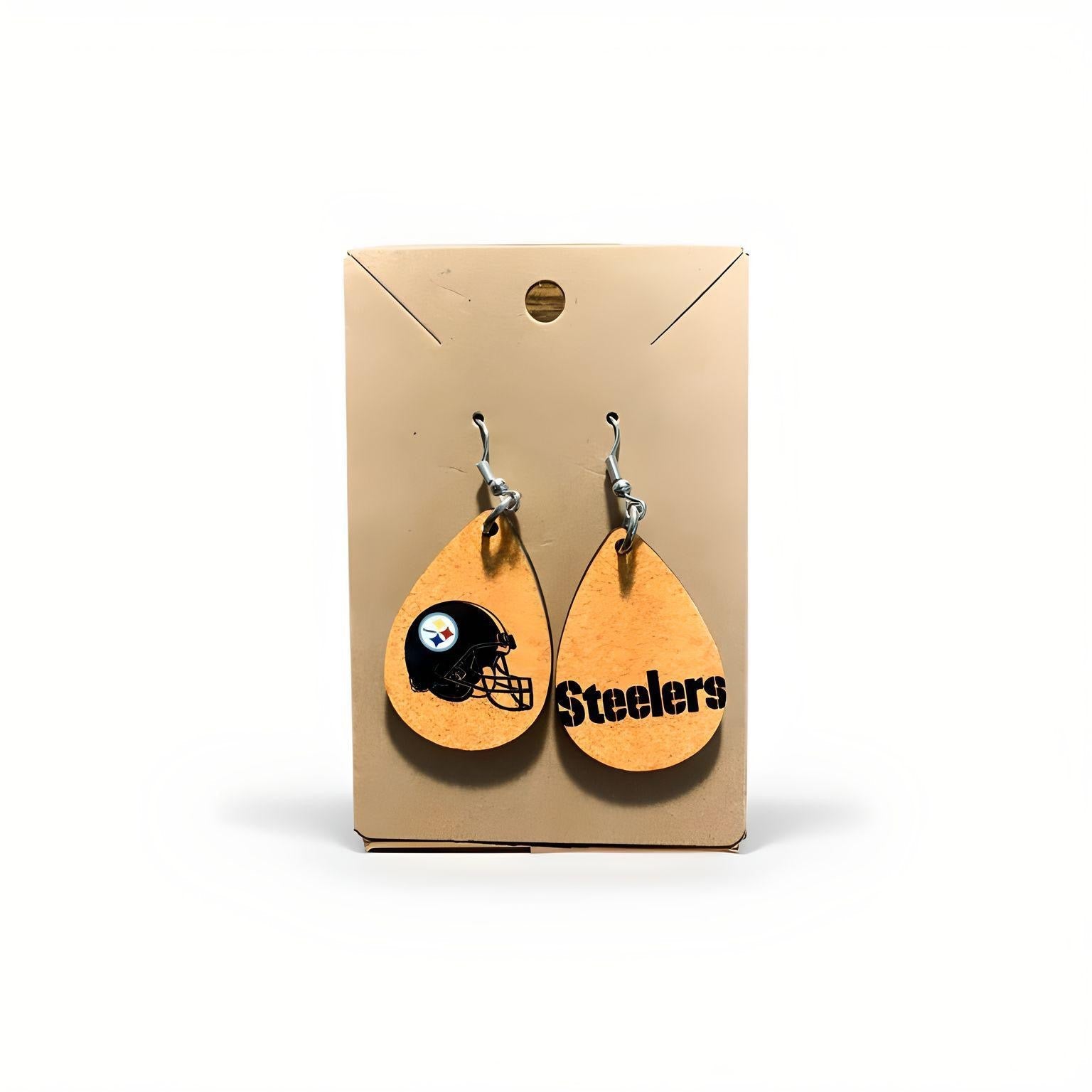 Steelers Teardrop Earrings